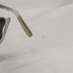 Hockey skate and stick